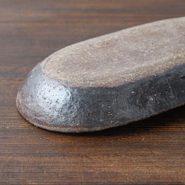 九谷焼 松紋楕円皿 須谷窯 九谷焼 松紋楕円皿 須谷窯