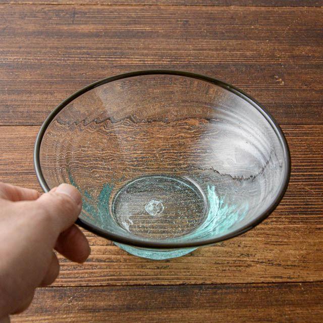 手吹き 藤田 喬平 手吹き花瓶 骨董品買取 緑和堂