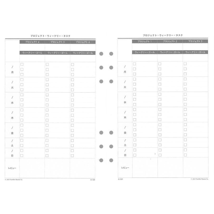 手帳 A5サイズ（6穴）プロジェクト・マネジメント・リフィルPOLARIS by Franklin Planner（ポラリス フランクリン・プランナー）｜franklinplanner-shop｜06