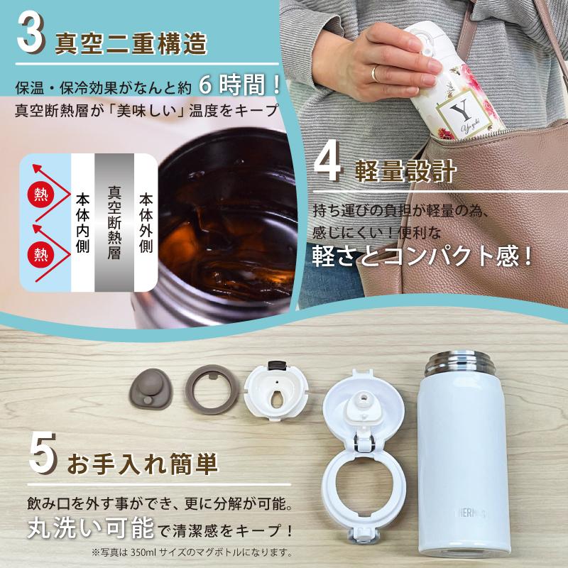 THERMOS（サーモス） 写真入り 水筒 500ml 贈り物 写真入れ 写真印刷