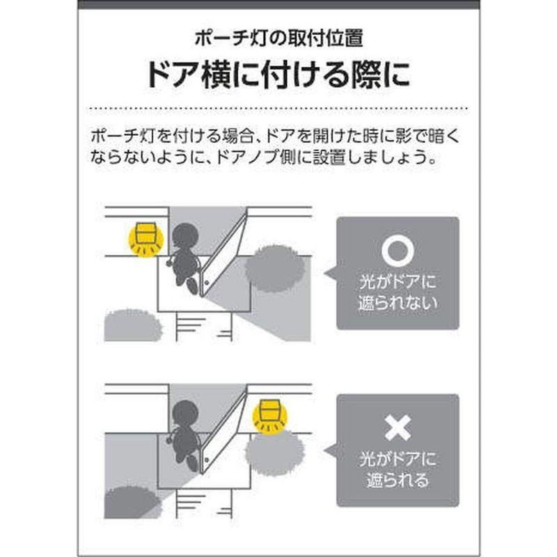 WEB限定 コイズミ照明 人感センサ付勝手口灯 マルチタイプ 黒色 AU42317L