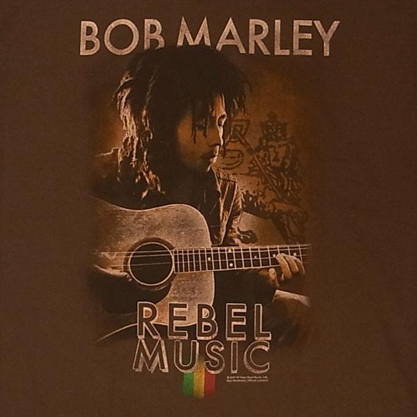 BOB MARLEY ボブ マーリー REBEL MUSIC TEE (Tシャツ)｜frantic-shop｜02