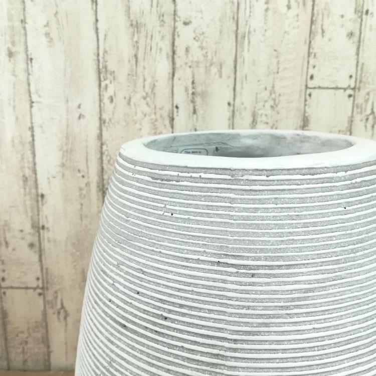 植木鉢・おしゃれ・テラコッタ グラスファイバーの鉢カバー MM309-380 13号(38cm) / 陶器鉢 大型 セメント 軽い 