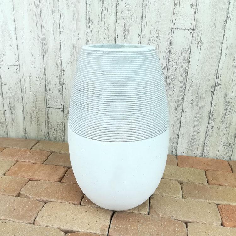 植木鉢・おしゃれ・テラコッタ グラスファイバーの鉢カバー MM309-380 13号(38cm) / 陶器鉢 大型 セメント 軽い 