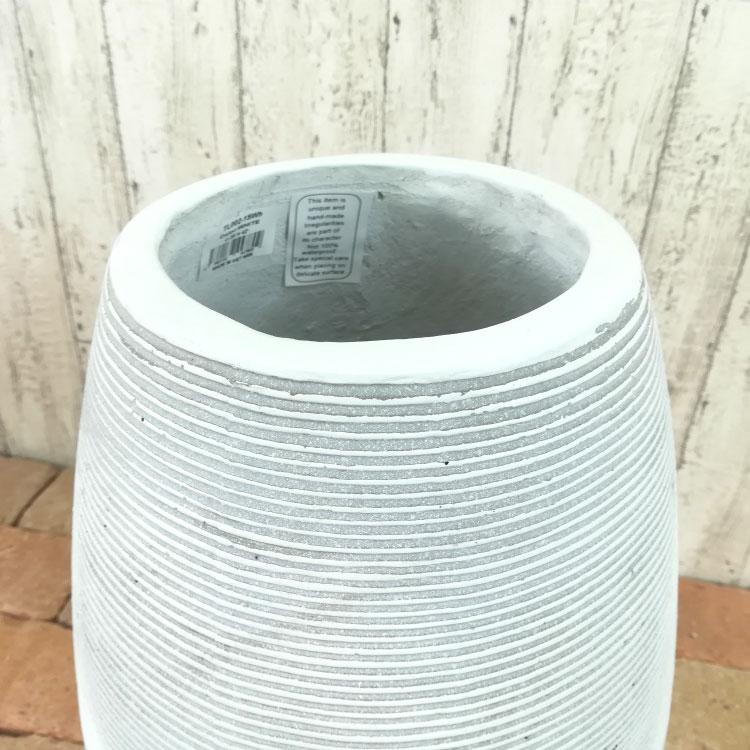 植木鉢・おしゃれ・テラコッタ グラスファイバーの鉢カバー MM309-380 13号(38cm) / 陶器鉢 大型 セメント 軽い 