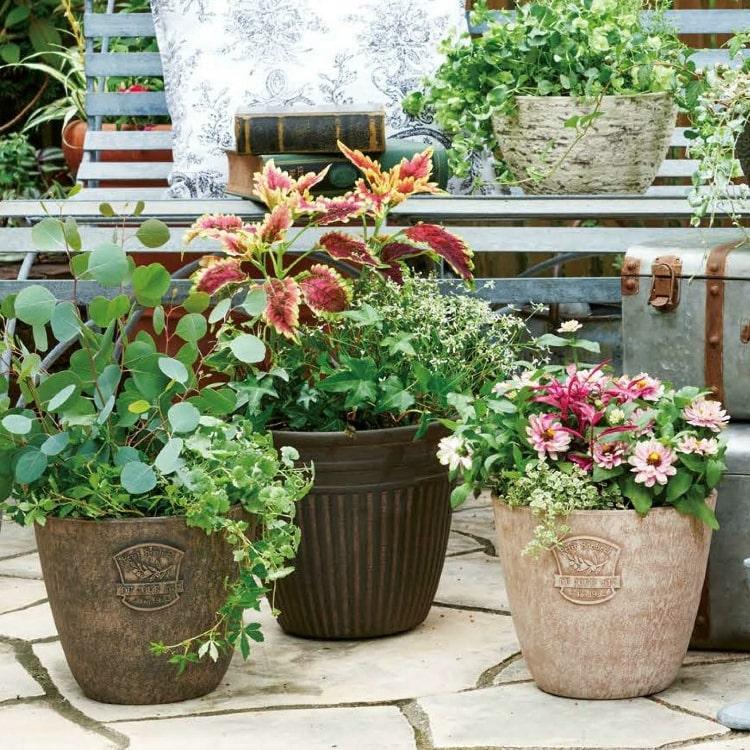 【専用、鉢のみ】 植木鉢 軽くて丈夫な 鉢カバー プラスチック UN013-325 10.5号(32.5cm