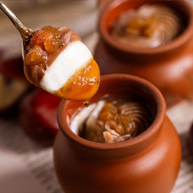 お歳暮 お菓子 プリン スイーツ ギフト 洋菓子 モンブラン 神戸魔法の壷プリン(R)・マロン 4個入 栗 誕生日 おしゃれ 高級 お取り寄せ 有名 ぷりん | 神戸フランツ | 04