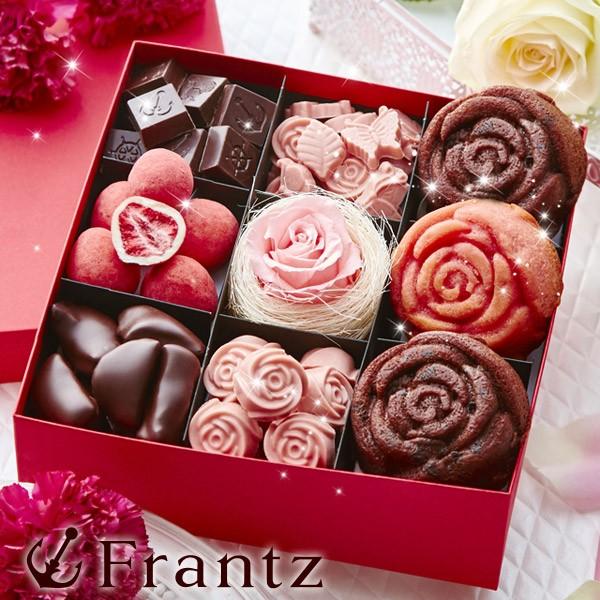 母の日 お菓子 母の日カード付き 神戸・ローズの宝石箱 セット 詰め合わせ 焼き菓子 プレゼント おしゃれ 花 送料込み：北海道・沖縄送料別途400円 | 神戸フランツ