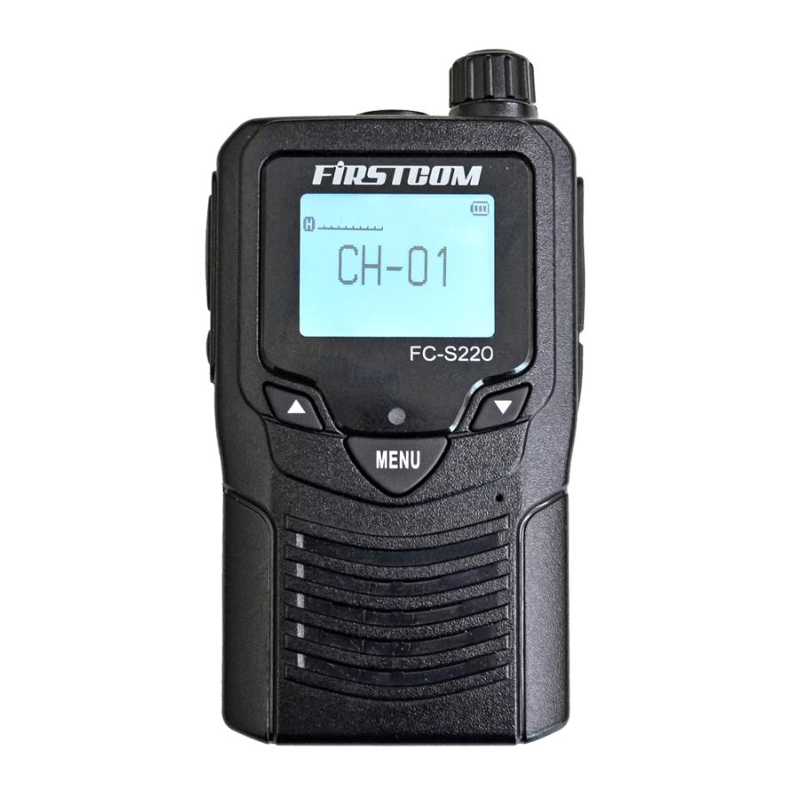 【送料無料】F.R.C. エフ・アール・シー 特定小電力トランシーバー2台組 FC-S220 [ ワイドFM・LEDライト搭載 ] ベルトクリップ付属 |  | 08