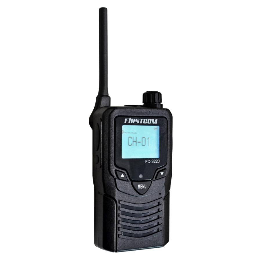 【送料無料】F.R.C. エフ・アール・シー 特定小電力トランシーバー2台組 FC-S220 [ ワイドFM・LEDライト搭載 ] ベルトクリップ付属 |  | 07