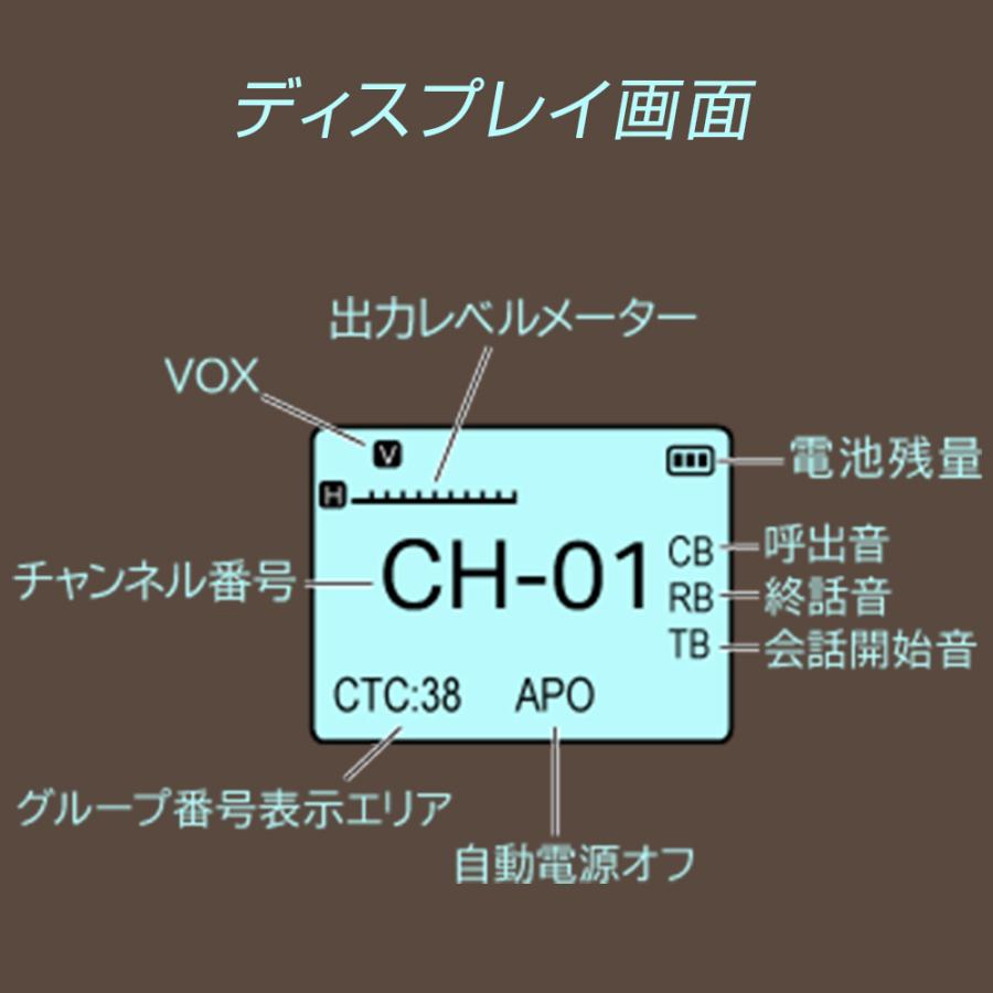 【送料無料】F.R.C. エフ・アール・シー 特定小電力トランシーバー2台組 FC-S220 [ ワイドFM・LEDライト搭載 ] ベルトクリップ付属 |  | 06