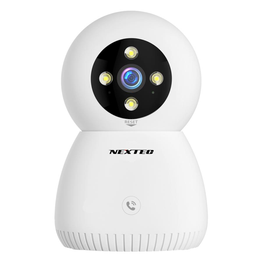 F.R.C. NEXTEC 乳幼児やペットの見守りに最適なネットワークカメラ：NX-A53R (W) 500万画素・PTZ機能搭載監視カメラ・自動追尾機能搭載IPカメラ | 