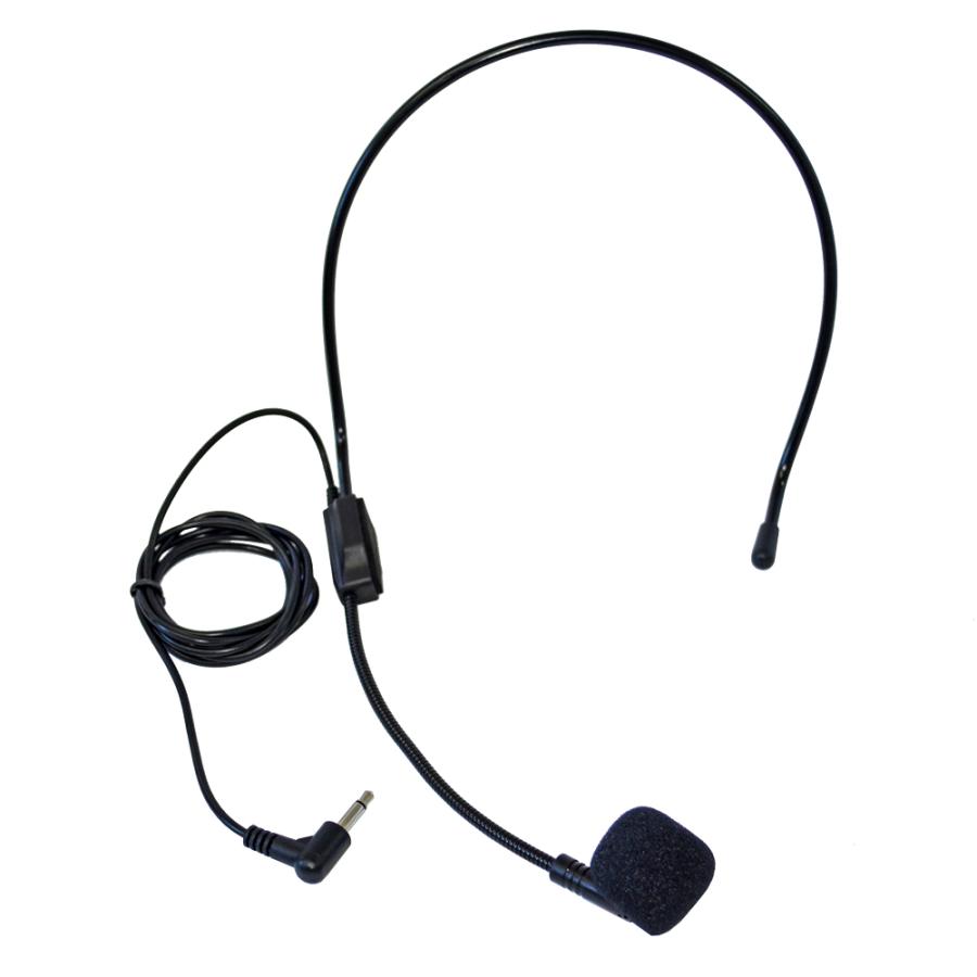 NEXTEC ポータブル拡声器 NX-BV10・NX-BV20WP 用 ヘッドセットマイク 有線タイプ NX-BV10HM | 
