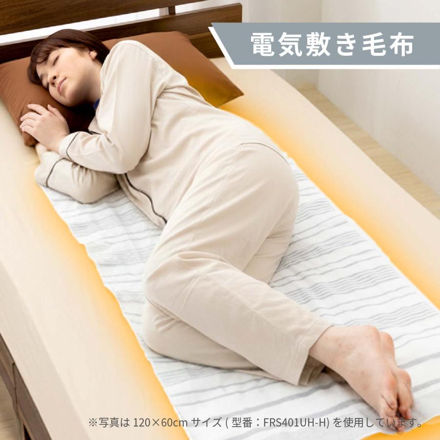 FREEDAN 電気毛布 電気敷き毛布 洗える 小さめ 起毛 薄手 120×60cm