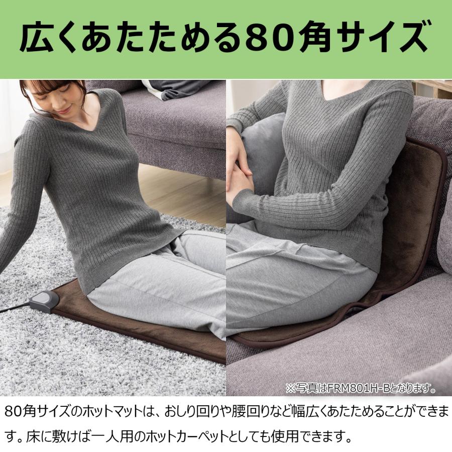 FREEDAN ホットマット 80×40cm フランネル 電気マット 足元暖房 ホット
