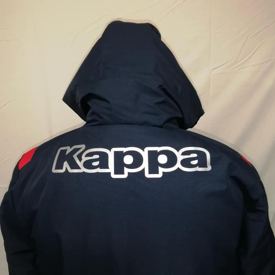 格安即決 ジェノアfc 19 ベンチコート 防寒着 Kappa サッカー イタリア セリエa 早割クーポン Cih Dev Humbird Com