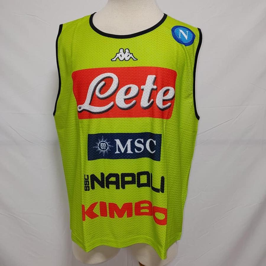 激安先着 ナポリ Napoli 19 ビブス 緑 トレーニングウェア カッパ Kappa サッカー イタリア セリエa Cisama Sc Gov Br