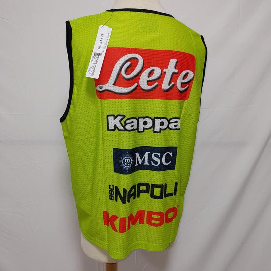 激安先着 ナポリ Napoli 19 ビブス 緑 トレーニングウェア カッパ Kappa サッカー イタリア セリエa Cisama Sc Gov Br