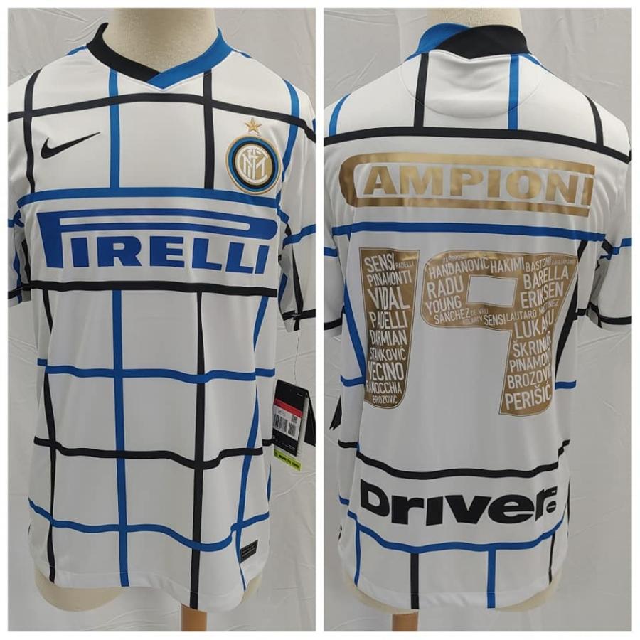 インテル ミラノ 21 セリエa優勝記念 ユニフォーム アウェイ 背番号19 スクデット ナイキ Nike イタリア 0704 フリーク 通販 Yahoo ショッピング