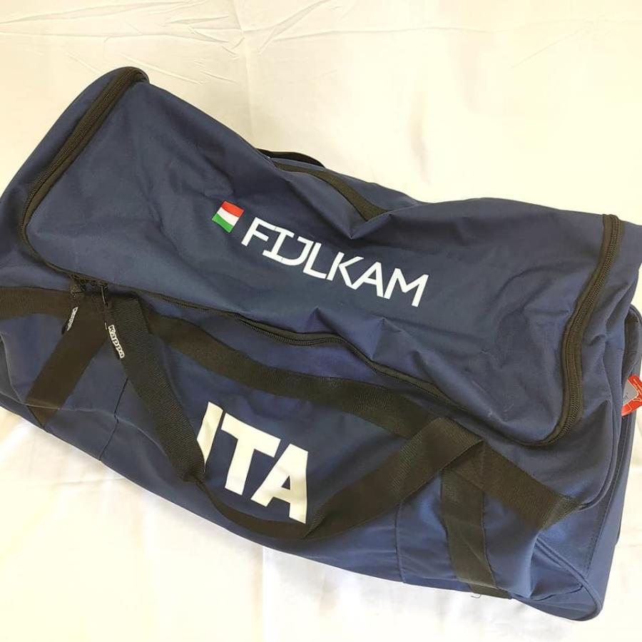 カッパ Kappa イタリア代表 遠征バック トローリーバッグ FIJLKAM 柔道 空手 レスリング 格闘技 柔道 空手 レスリング 格闘技