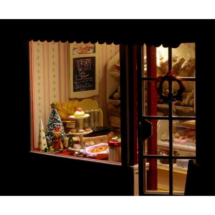 ドールハウス 手作りキットセットミニチュア 欧州旅行日記 パン屋 PT