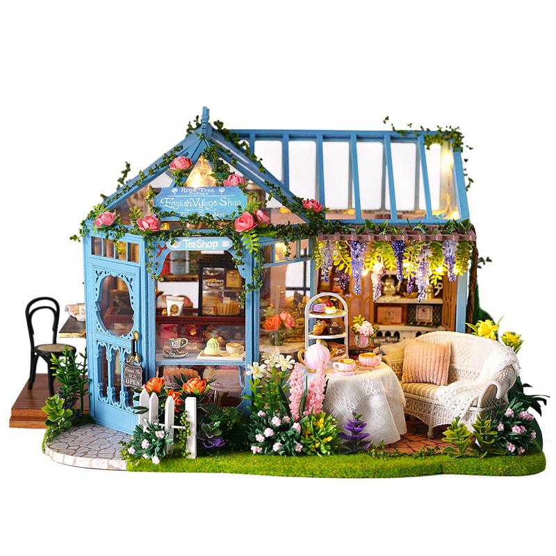 ドールハウス 手作り キット セット ミニチュア ROSE GARDEN TEA ドールハウス 手作り キット セット ミニチュア ROSE GARDEN TEA