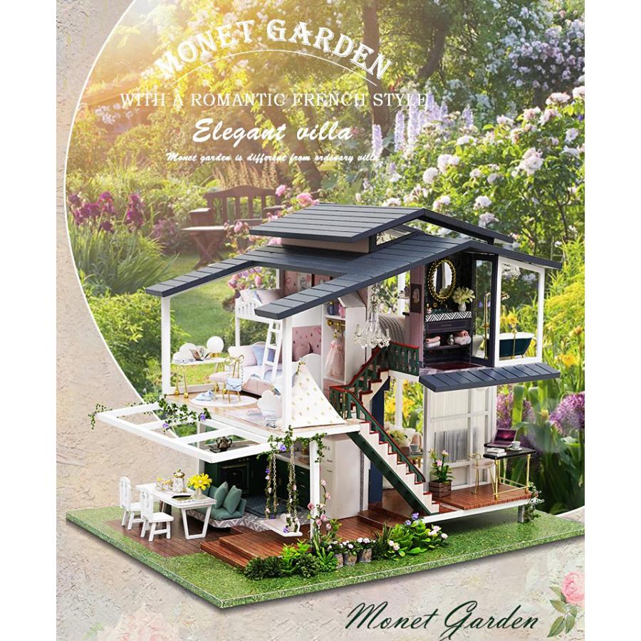 ドールハウス 手作り キット セット ミニチュア モネの庭 Monet Garden