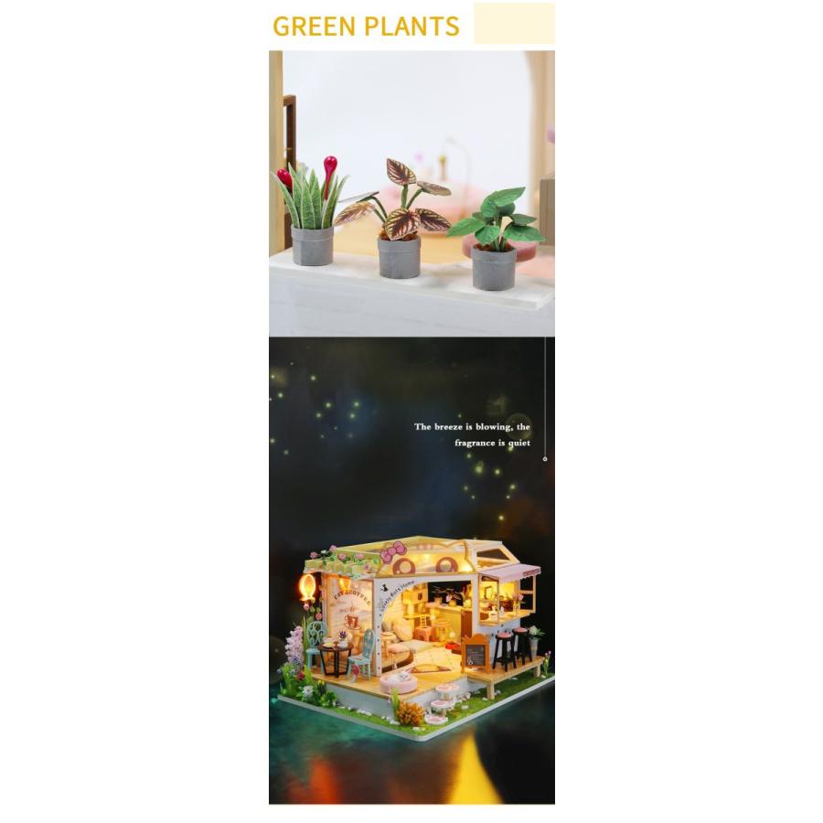 ドールハウス 手作り キット セット ミニチュア Cat Cafe Garden 猫カフェ ｔ Freak Ai 0815 01 ドールハウス専門店freak Yahoo 店 通販 Yahoo ショッピング