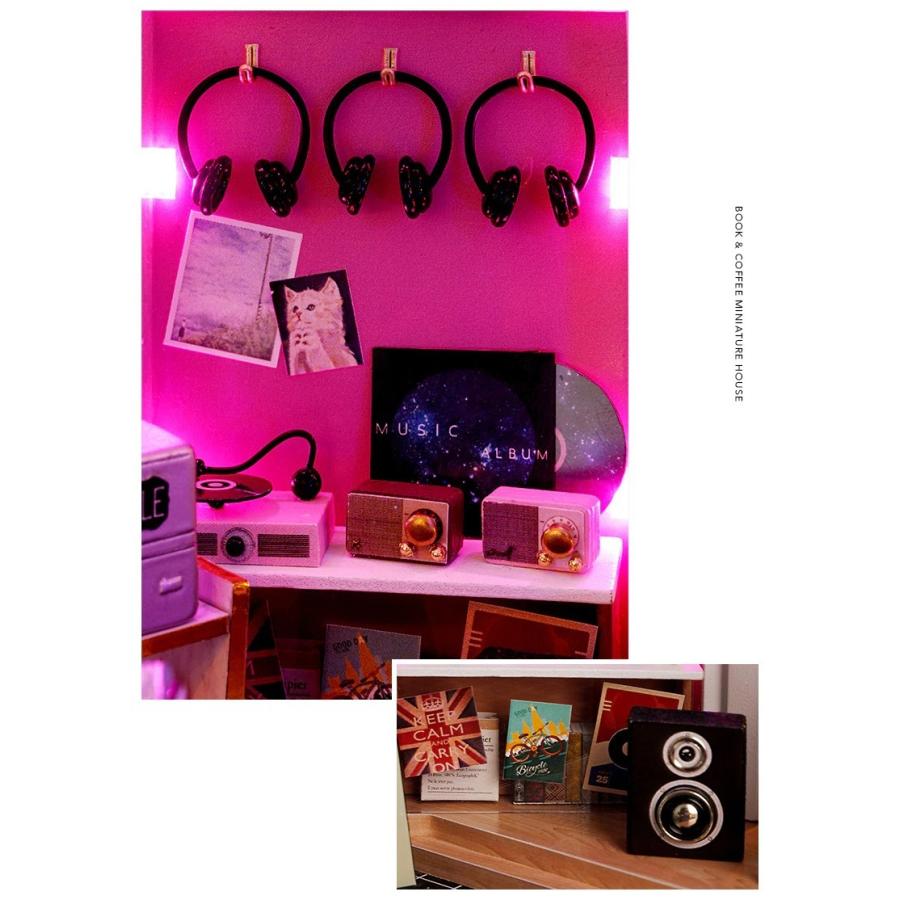 ドールハウス 手作り キット セット ミニチュア ブックカフェ BOOK CAFE ｔ-FREAK_13