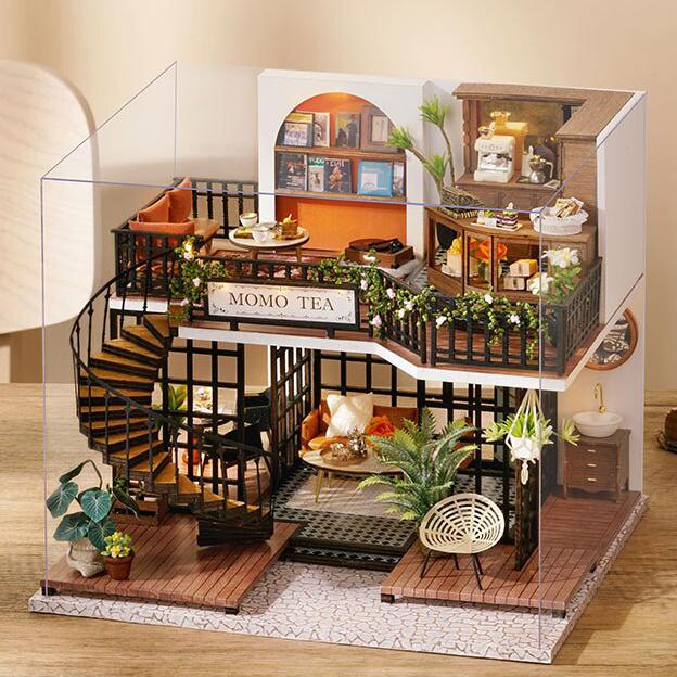 ドールハウス 手作り キット セット ミニチュア FOREST TEASHOP ドールハウス 手作り キット セット ミニチュア FOREST TEASHOP