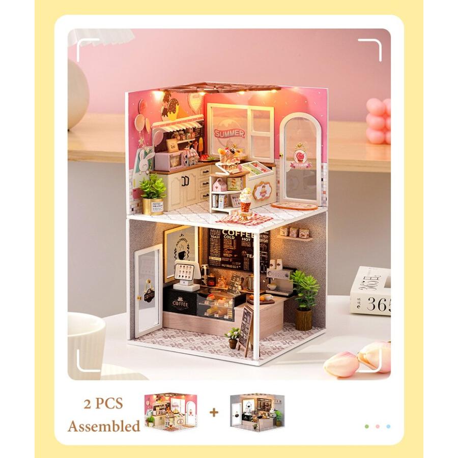 ドールハウス 手作り キット セット ミニチュア My Little Scene シリーズ  ｔ−FREAK｜freak-dollhouse｜12