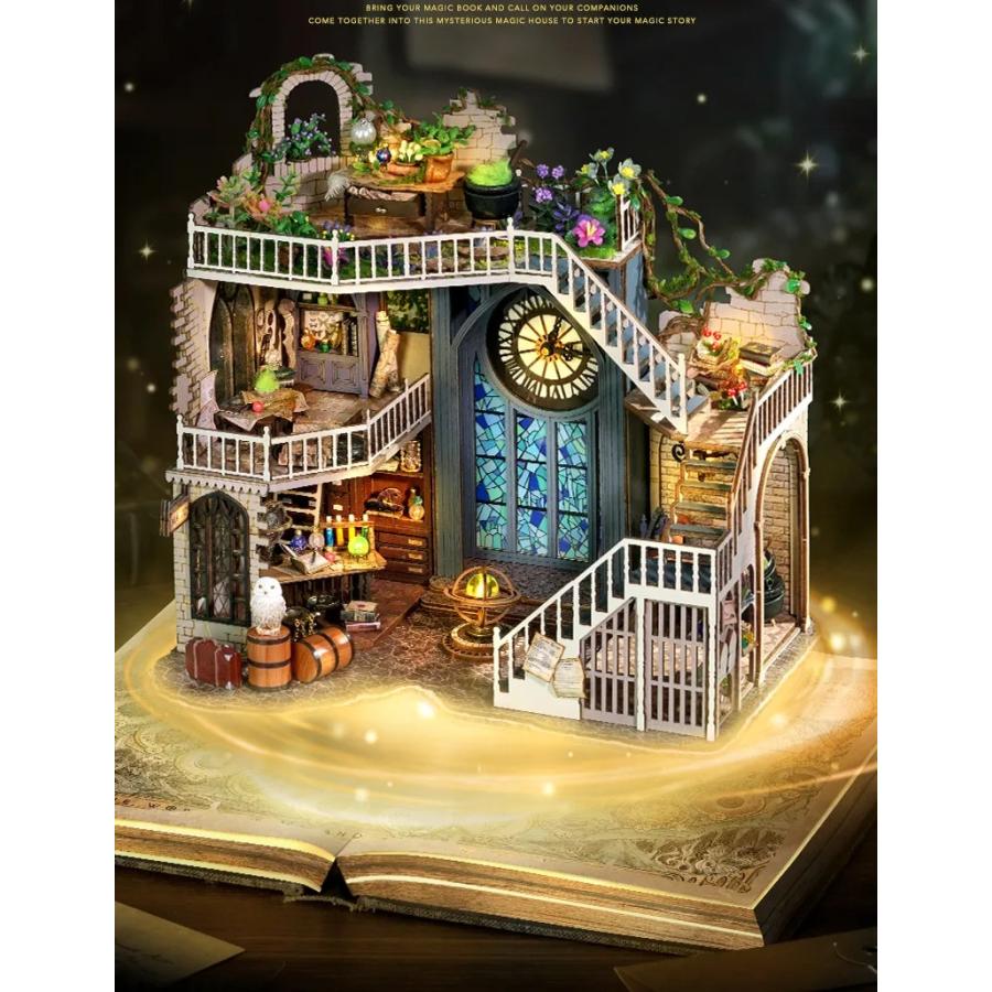 ドールハウス 手作りキットセットミニチュア Magic house 魔法屋 ドールハウス 手作りキットセットミニチュア Magic house 魔法屋