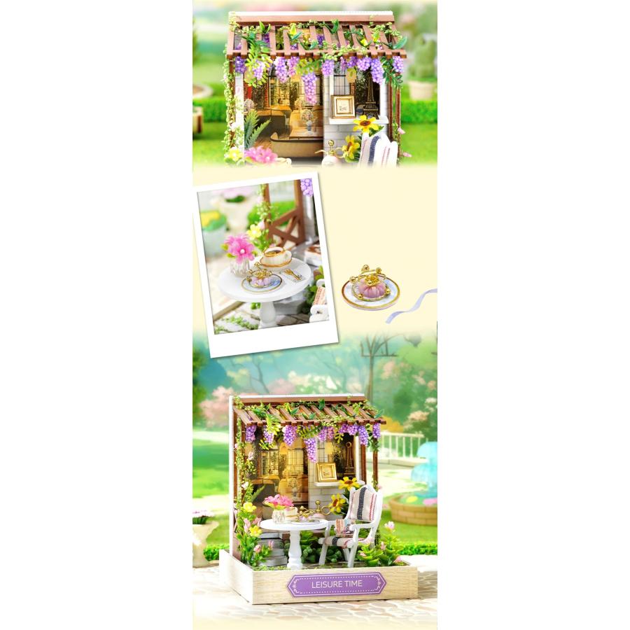LE TEMPS CREAM & ミニチュアセット新品 ミニチュアキット 『ホームデコ ミニチュアセット 陽だまり