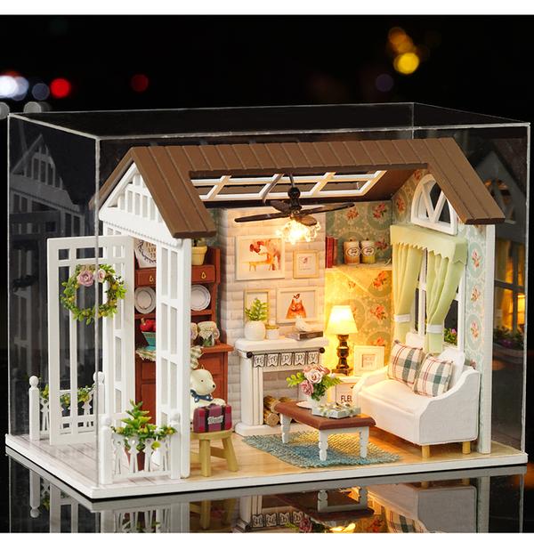 ドールハウス 手作り キット セット ミニチュア アメリカンスタイル