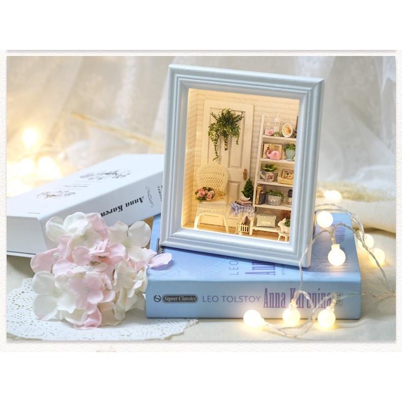 ドールハウス 手作り キット セット ミニチュア フレーム 壁掛け 雑貨ルーム t−FREAK zye7c4f0xpドールハウス専門店