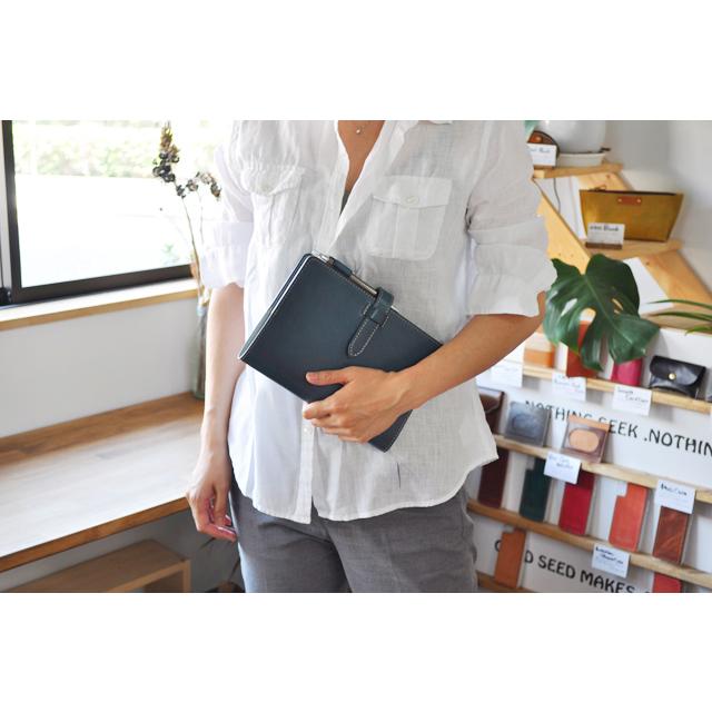 手帳カバー システム手帳カバー A5 本革 牛革 栃木レザー 手帳