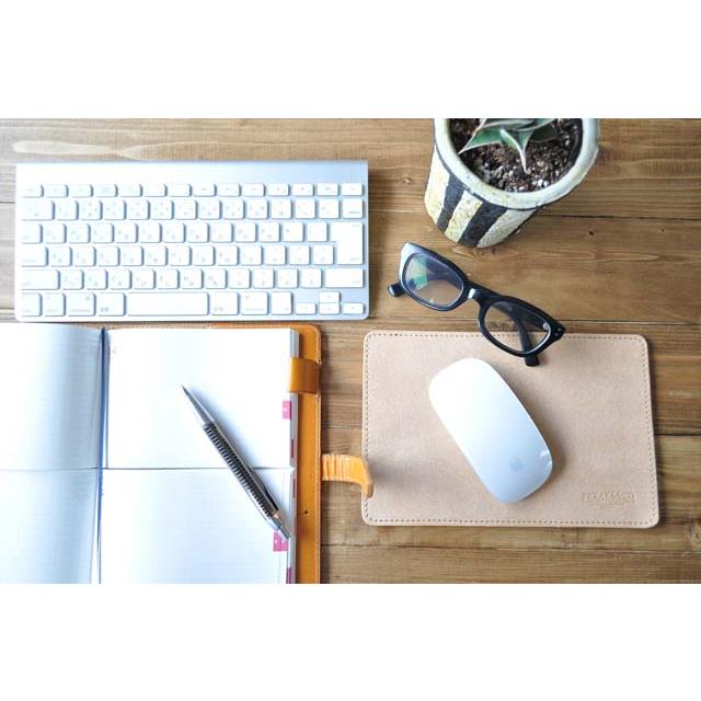 マウスパッド マウスパット レザー 革 本革 おしゃれ シンプル