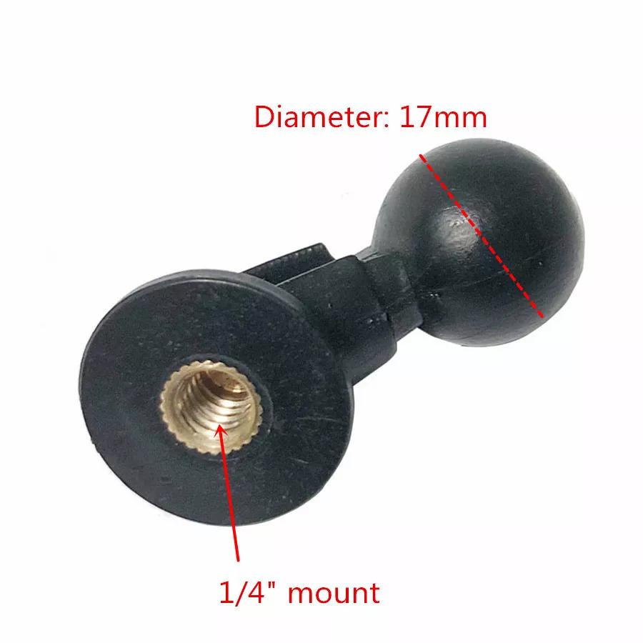 Jadkinsta三脚用17mmボールヘッドアダプター 自撮りハンドル スタンド 