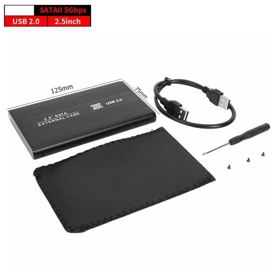 2.5インチhdd ssdケースsata usb 3.0 2.0アダプタ5 6 5gbpsボックスハードドライブ エンクロージャ サポート2テラバ 有名ブランド 2.5インチhdd ssdケースsata usb 3.0 2.0アダプタ5 6 5gbpsボックスハードドライブ エンクロージャ サポート2テラバ 有名ブランド