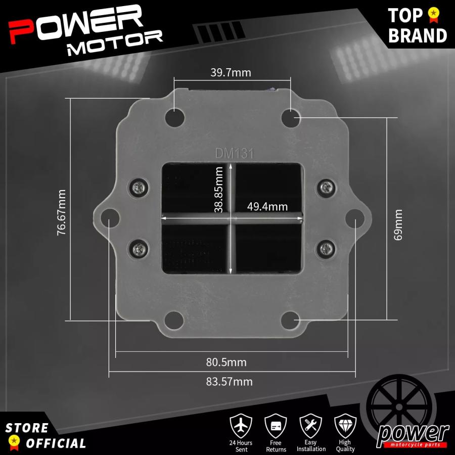 v力3カーボン リードバルブカワサキKDX200 220 KX250 KMX125 KMX500ニンジャ krr ZX150 / KRZ150｜freakshop01｜02