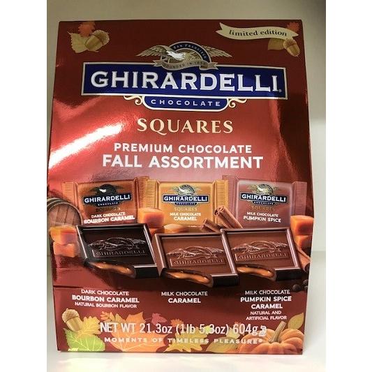 秋限定 ギラデリ プレミアム チョコレート アソートメント 604g 1個 Ghirardelli アメリカ お土産 常温発送 001025900001 フリークショップ 通販 Yahoo ショッピング