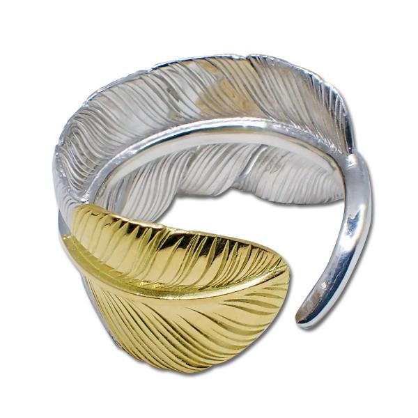 鷲見 太郎 /Taro Washimi LオールドフェザーK18ゴールドトップリング