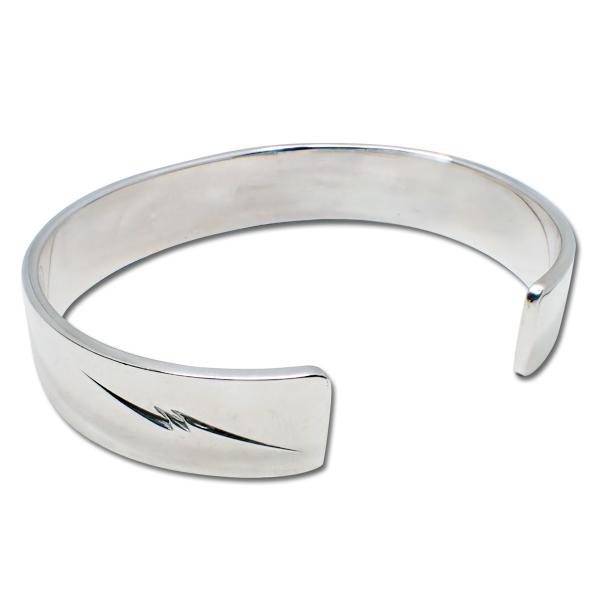 ra-2288)Taro Washimi Sプレーンバングル12mm ターコイズ 鷲見