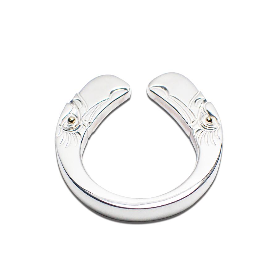 k18イーグルリング 楽天市場】【鷲見太郎 Ring リング】イーグルリング/K18ホワイト