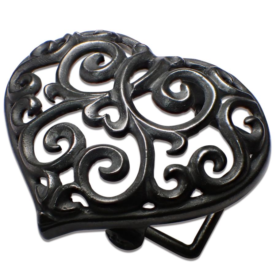 ガボラトリー/ハート　オン　アメリカン　クラシック　スクエア　バックル　 黒 ガボラトリー/ハート オン アメリカン クラシック スクエア