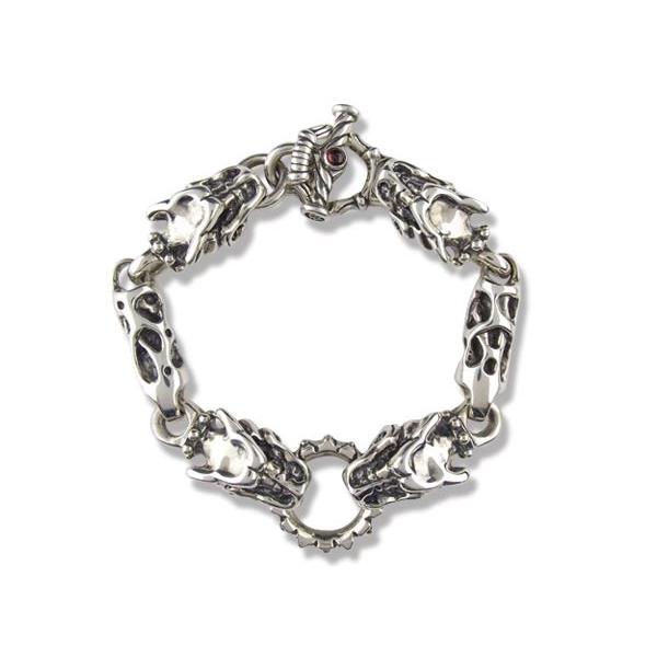 アクセサリー TRAVIS MEATLINK WITH 4 GARGOYLE BRACELET Travis Walker（トラヴィスワーカー） ダブルクロス / トラヴィス