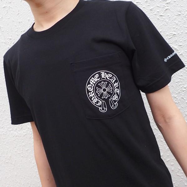 CHROME HEARTS クロムハーツ Tシャツ ホースシュー/ワンポケット CHROME HEARTS クロムハーツ Tシャツ ホースシュー/ワンポケット