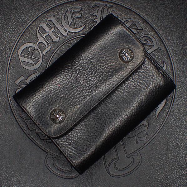 CHROME HEARTS クロムハーツ ウェーブミニウォレット/クロス