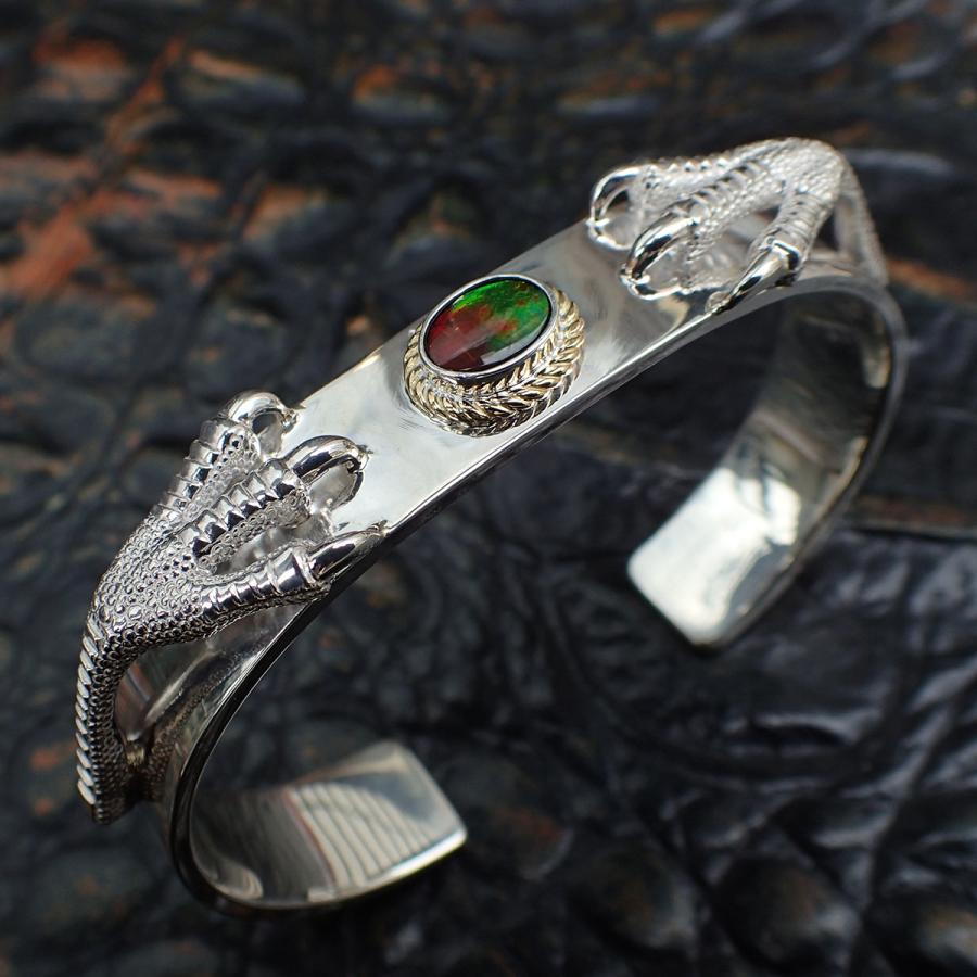 モスアゲートバングル モスアゲート 2つ穴オーバルカット14×9×8mm バングル