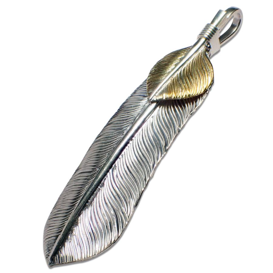 ブリッジ / Bridge ブラスハートフェザー/フェザーペンダント